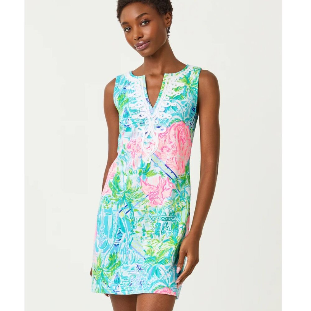 NWT Lilly Pulitzer Harper Shift Dress Bohemian Queen M